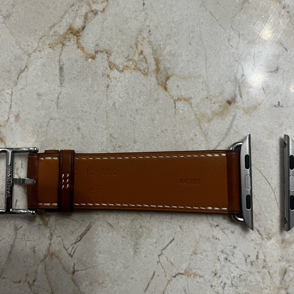 Hermès Brown Leather Watch Band - Picture 2 of 5